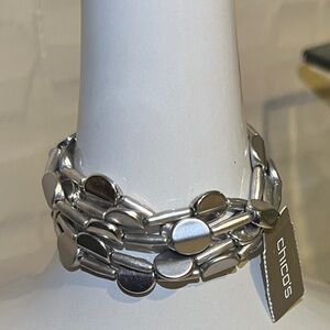 Chico's Shimmering Silver Bracelet